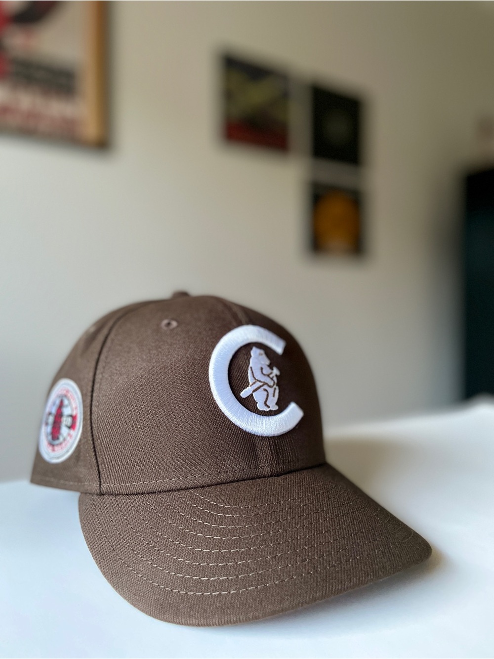 Chicago Bears Custom 1908 World Series Patch 59FIFTY Fitted Cap